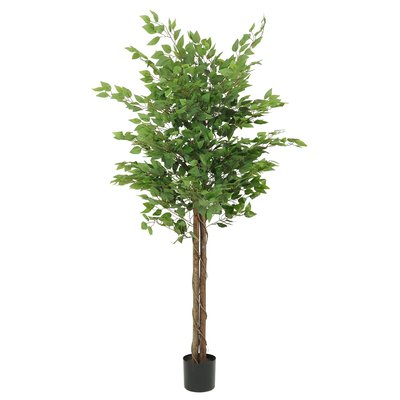 Ficus artificiel vert 180cm LIGNE DECO