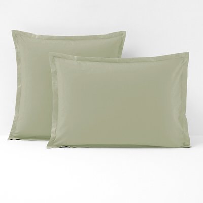 Scenario 100% Cotton Percale 200 Thread Count Pillowcase LA REDOUTE INTERIEURS