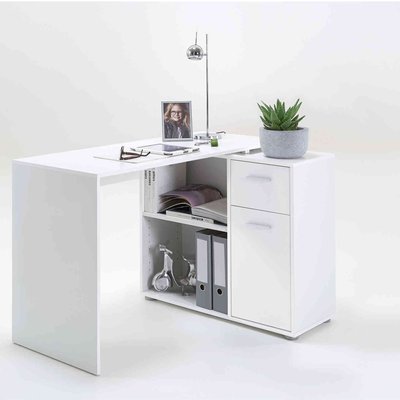 Bureau 1 tiroir, 1 porte et 2 niches TERRE DE NUIT