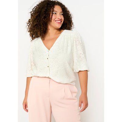 Top en dentelle boutonné LOLALIZA