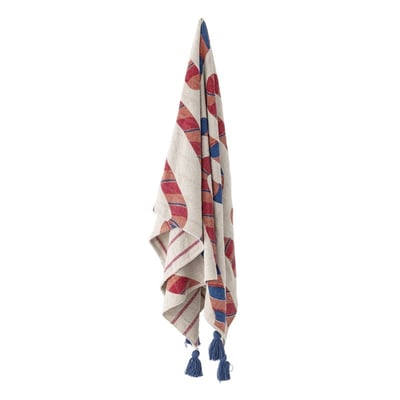 Plaid coton recyclé sucre d'orge  Candice BLOOMINGVILLE