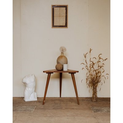 Table d'appoint en bois Hanna N°1354 - Bon état DEBONGOUT