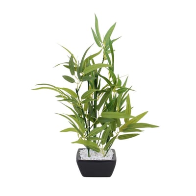 Bambou artificiel pot en céramique 40cm ORNAMI