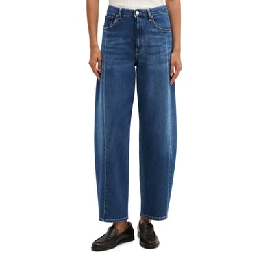 Jeans modèle Lara barrel cropped en coton bio et lyocell stretch MARC O'POLO