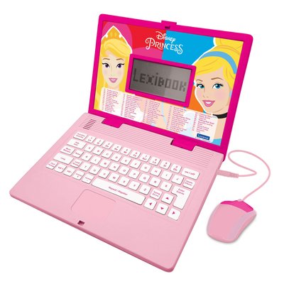 Ordinateur portable éducatif bilingue Disney Princesse français-anglais LEXIBOOK