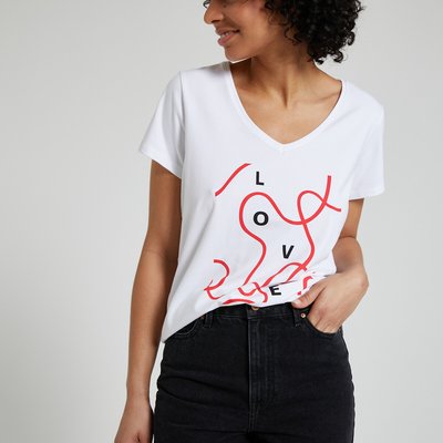 Printed Short Sleeve T-Shirt PIECES
