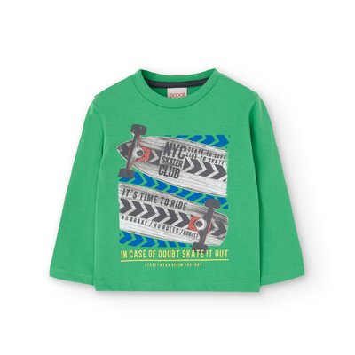 T-shirt en coton avec dessin devant BOBOLI
