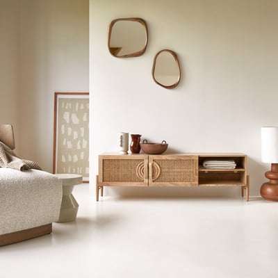Meuble Hi-FI, TV en Manguier massif, SINA TIKAMOON