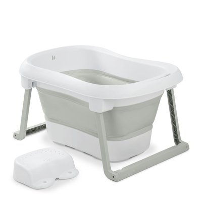 Baignoire pliable Wash N Fold L White Sage HAUCK