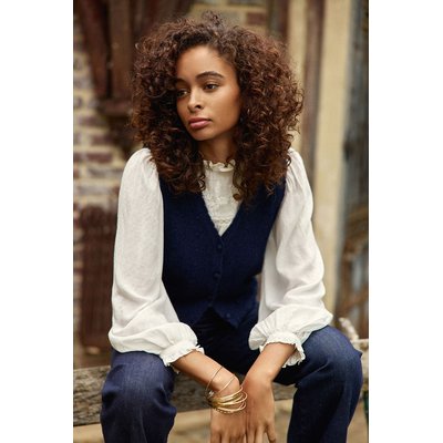 Monica Openwork Knit Waistcoat LA PETITE ETOILE