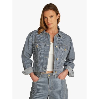 Chaqueta corta a rayas TOMMY HILFIGER