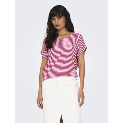T-shirt à fines rayures, manches courtes ONLY