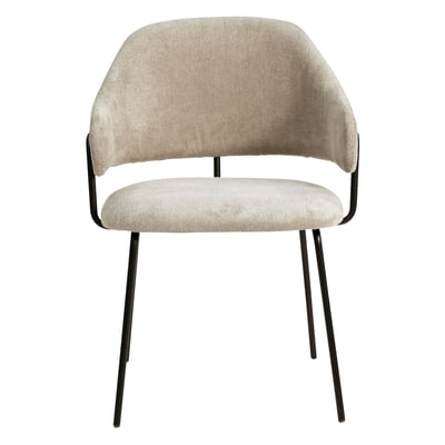 Chaise repas tissu ZAGO