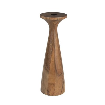 Bougeoir Flames L en bois ZUIVER