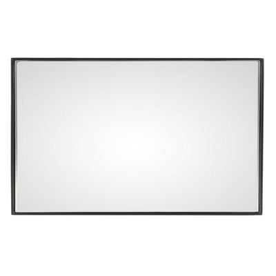 Miroir rectangulaire métal noir ZAGO