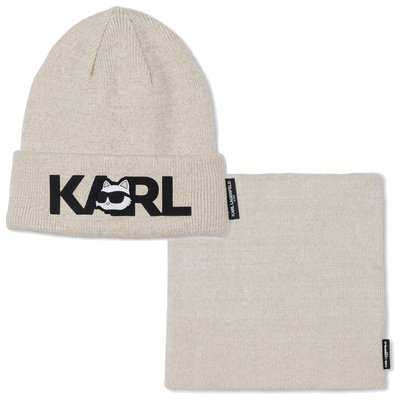 Ensemble bonnet + tour de cou KARL LAGERFELD KIDS