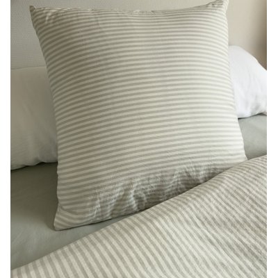 Taie d'oreiller Percale de Coton Bio RAYÉ KADOLIS