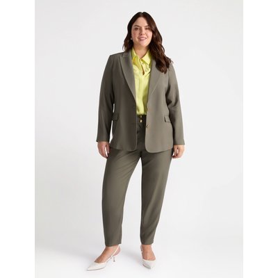 Blazer en tissu léger avec col à revers à pointe FIORELLA RUBINO