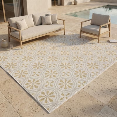 Tapis extérieur intérieur moderne  et  SUNSHINE TISSAGE THE DECO FACTORY