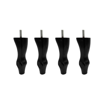 Pied Louis XV bois (lot de 4) SOMEO