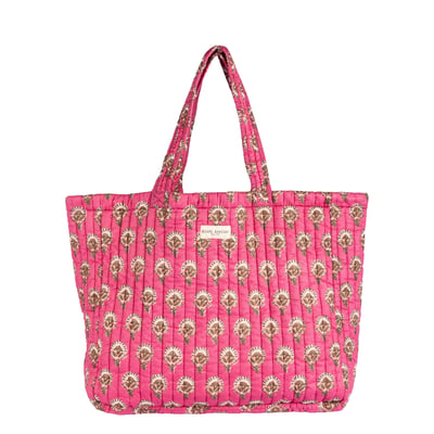 Sac cabas en coton matelassé BINDI ATELIER