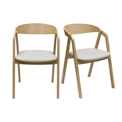 Chaises scandinaves empilables (lot de 2) LOVA MILIBOO