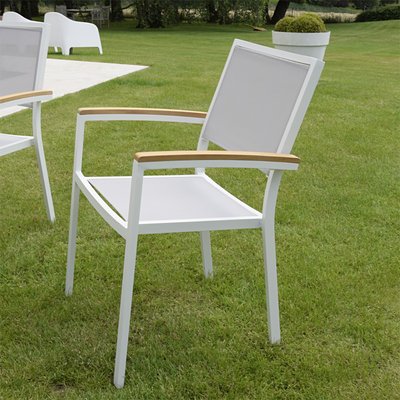 Fauteuil en alu et textilène Casablanca GECKO JARDIN