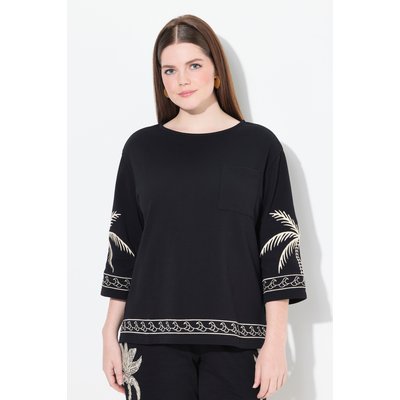 Sweatshirt, encolure bateau, manches 3/4 ULLA POPKEN