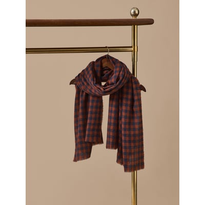 Foulard étamine carreaux CYRILLUS