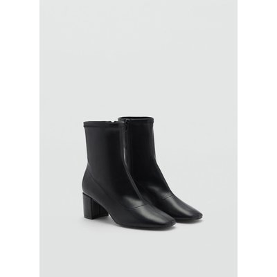 Bottines talon bloc MANGO