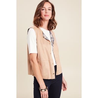 Veste réversible cintrée sans manches BREAL