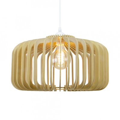 Suspension en bois de tilleul, TISTONE C-CREATION
