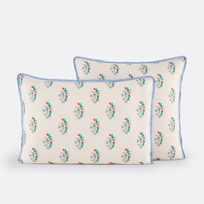 Funda de almohada 20% algodón reciclado, Floriane LA REDOUTE INTERIEURS