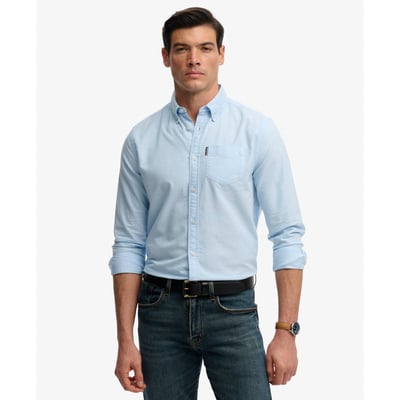 Chemise Oxford Essentielle à Manches Longues SUPERDRY