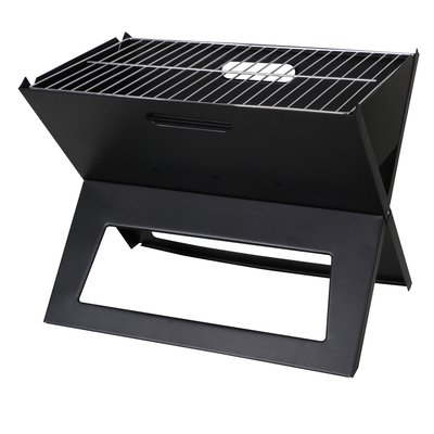 Barbecue pliable en métal noir 44.5x30.5x35cm WADIGA
