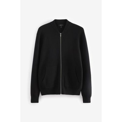 Blouson aviateur en maille haut de gamme NEXT