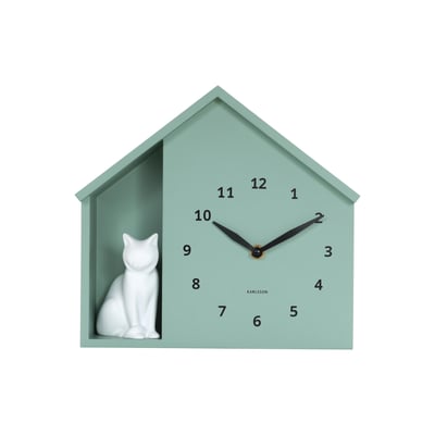 Horloge Murale Plastique SITTING CAT KARLSSON