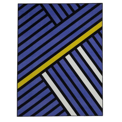 Tapis Chambre tissé en nylon motif géométrique TRIANGLO UN AMOUR DE TAPIS