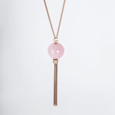 Long necklace Liliflo Rose - Rose quartz LILIFLO