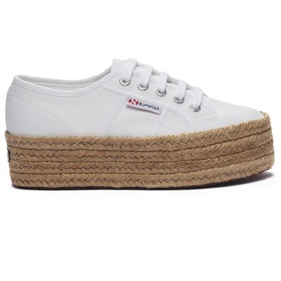 Baskets Compensées En Toile 2790 , Cotropew SUPERGA
