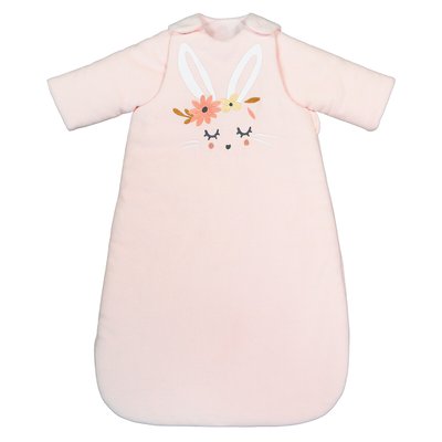 Gigoteuse manches amovibles velours, Lapin fleuri LA REDOUTE INTERIEURS