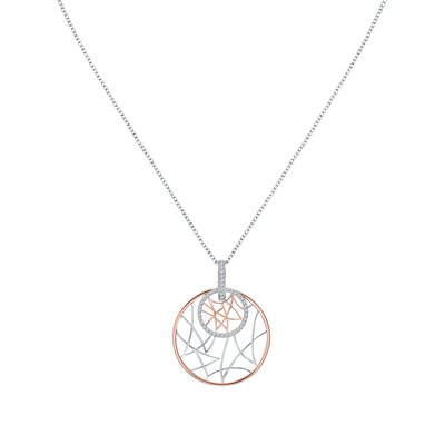 Collier en argent 925 et oxyde de zirconium CLEOR
