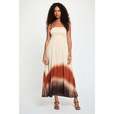 Robe longue droite fluide MORGAN