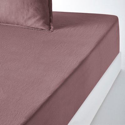 Lenzuolo con angoli lino lavato, balza 35 cm, Linot LA REDOUTE INTERIEURS
