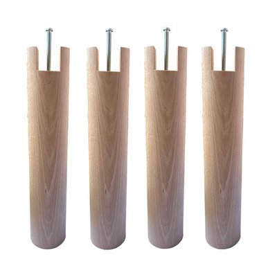 Pied pour cadre à lattes bois (lot de 4) SOMEO