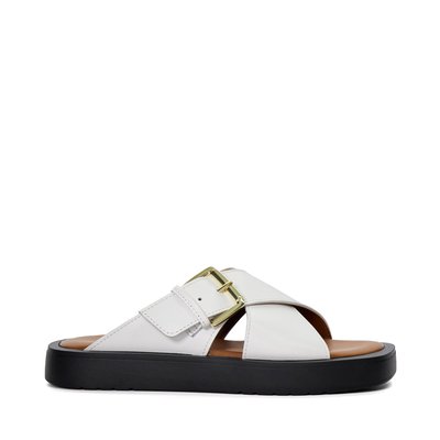 Sandales en cuir avec boucle - LIQUORICE DUNE LONDON