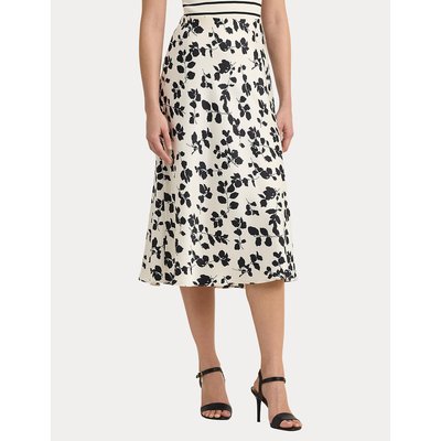 Jupe midi taille haute imprimé floral SHARAE LAUREN RALPH LAUREN