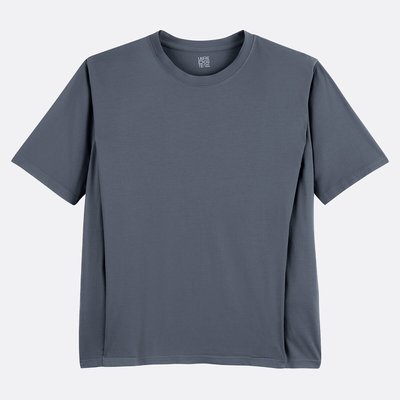 T-Shirt mit Rundhalsausschnitt aus Baumwolle, kurze Ärmel LA REDOUTE COLLECTIONS