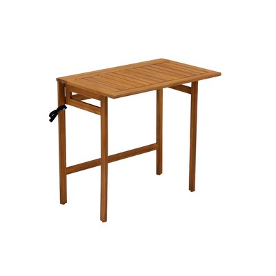 Table de balcon pliante en bois massif L80 cm CARMEN MILIBOO