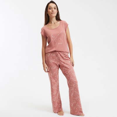 Pyjama mit kurzen Ärmeln, Baumwolle SO'HOME